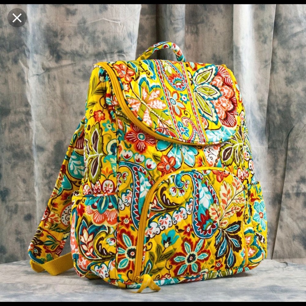 VERA BRADLEY Double ZIP Backpack in PROVENCAL